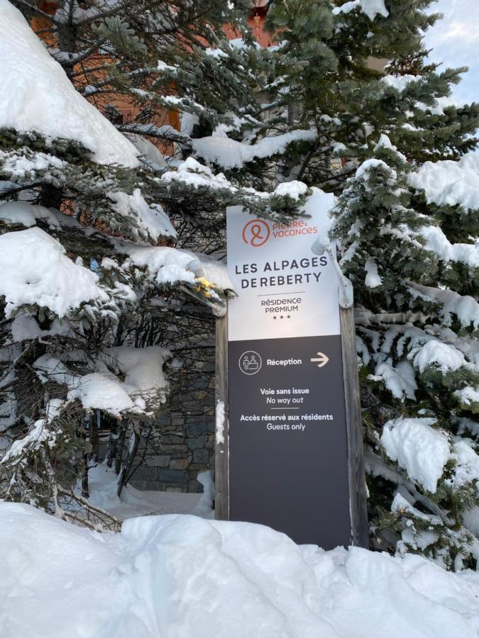 Appartement ski aux pieds dans résidence premium piscine, sauna hamam Saint-Martin-de-Belleville Esterno foto