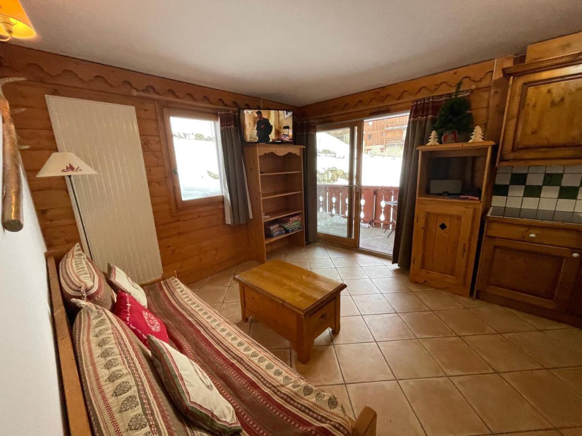 Appartement ski aux pieds dans résidence premium piscine, sauna hamam Saint-Martin-de-Belleville Esterno foto